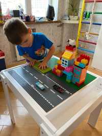 Lego лего столик стіл дитячий стільчик конструктор монтессорі