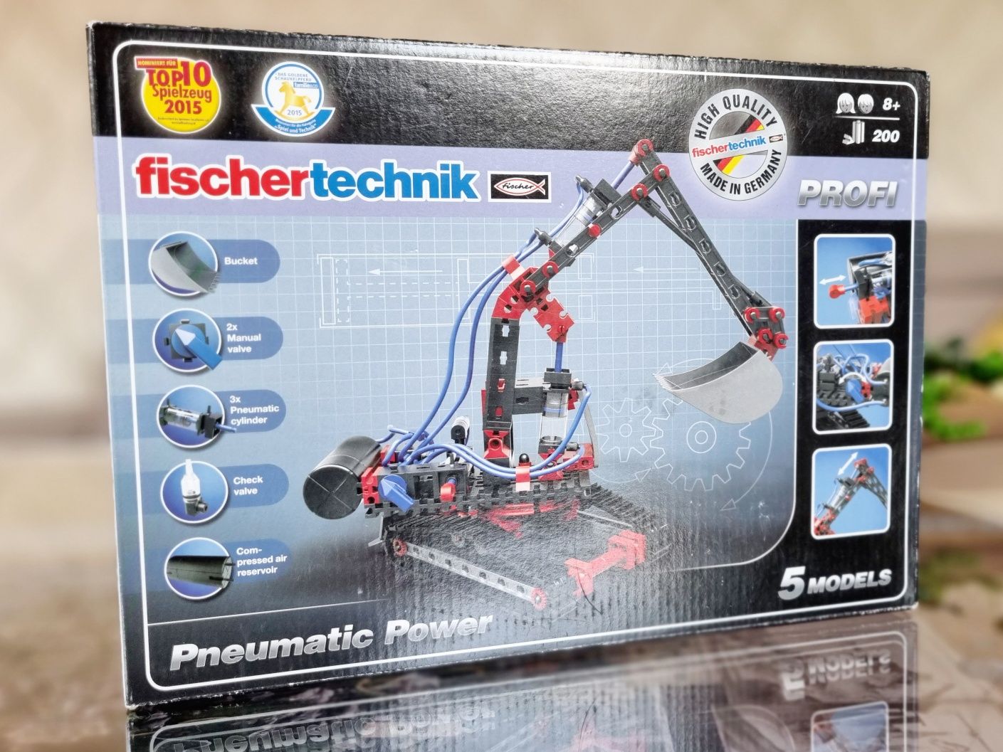 Fischertechnik Pneumatic Power System Budowlany Klocki lego Technic