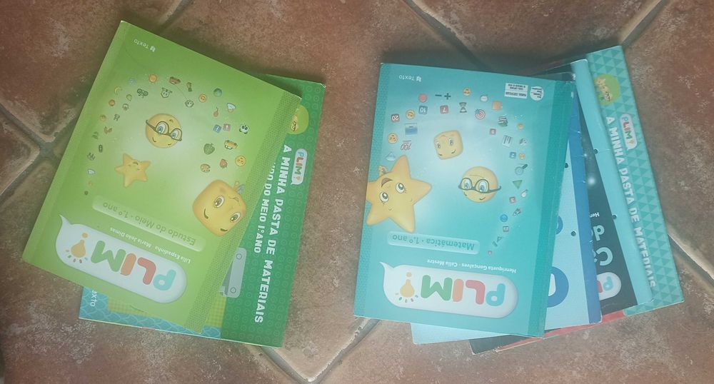 Manuais 1. Ano Plim (matemática, português e estudo do meio)