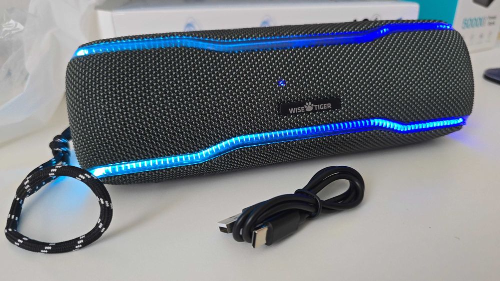 Колонка bluetooth wisetiger f10c ipx7 Dark Green