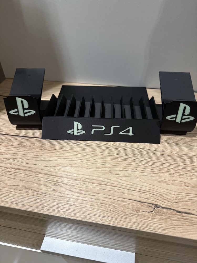 Stojak na Gry i Pady Ps4 Napis Fluorescencyjny