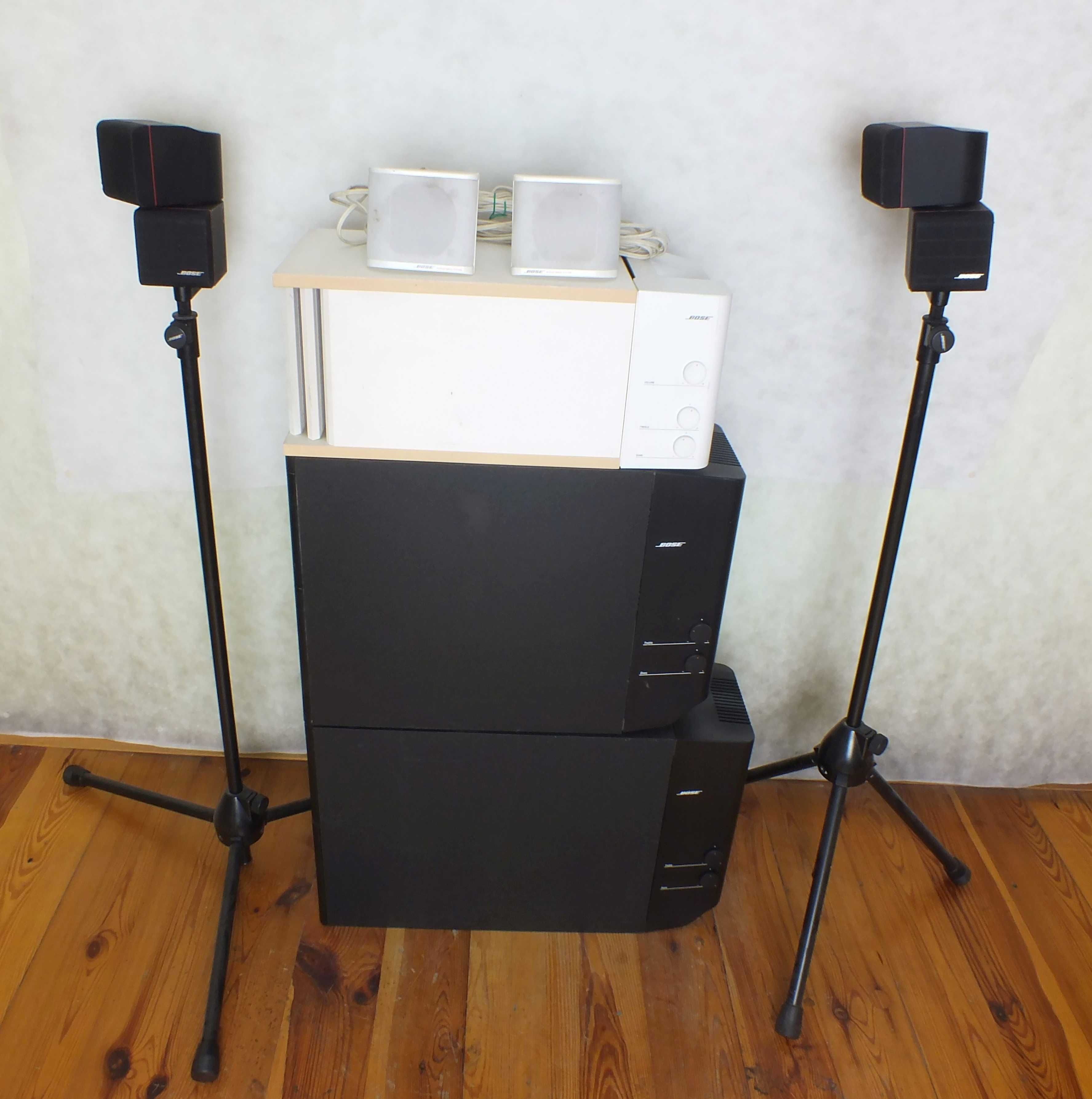 Bose Acoustimass 20 + Lifestyle 5 + Satelity Bose Cube + okablowanie