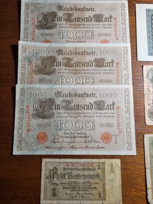 Banknoty stare niemieckie