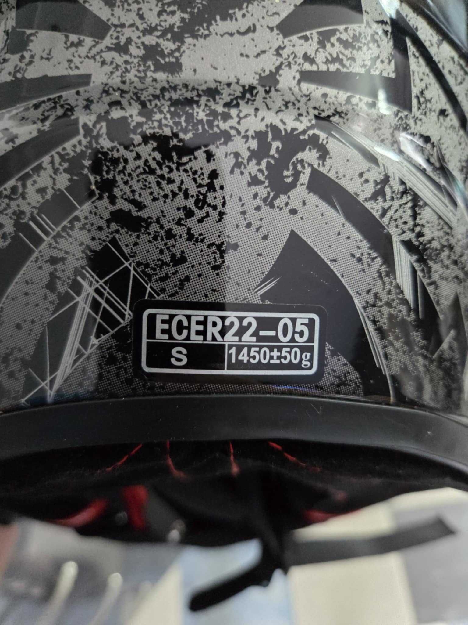 Kask Motocyklowy Skuter Nitrinos S 55-56 Venom