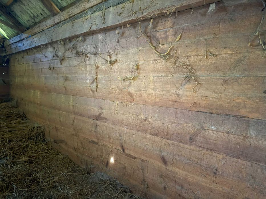 Stodola drewniana z bali do rozbiorki