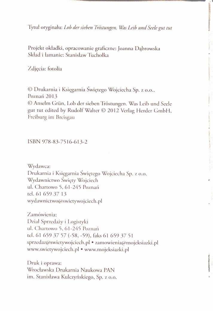 Uzdrawiająca siła pocieszenia Anselm Grun
