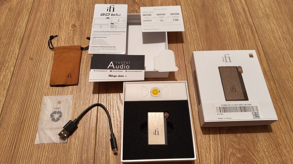 IFI Audio Go Blu Przenośny Wzmacniacz Słuchawkowy DAC