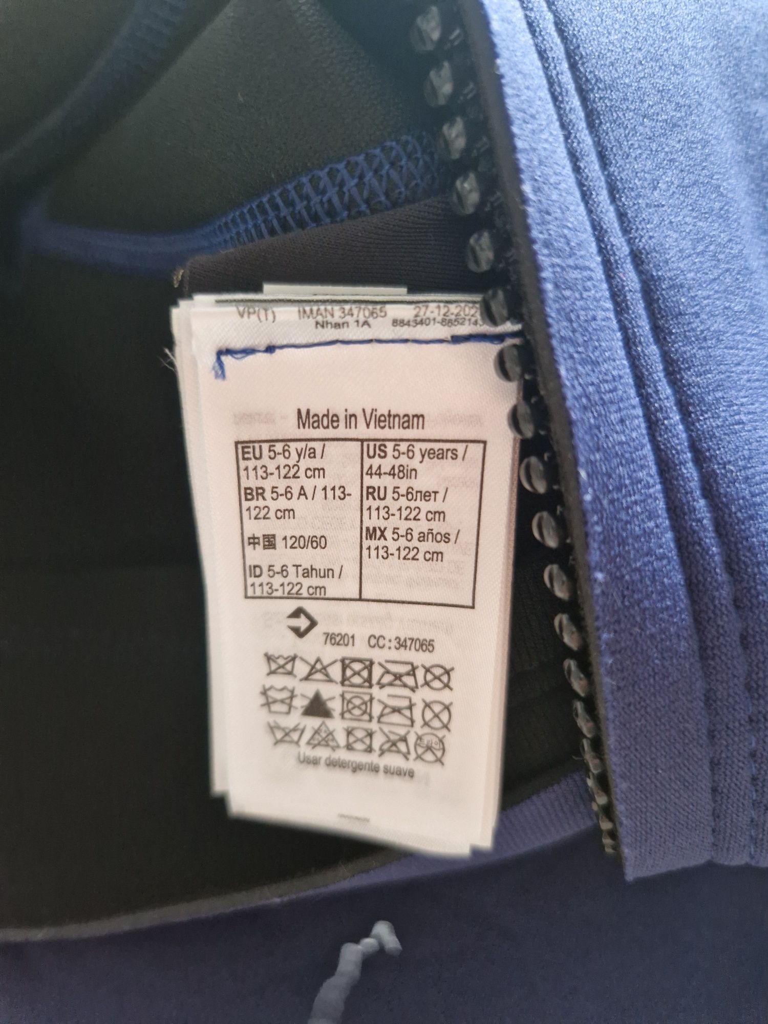 Krótka pianka neoprenowa 1,5 mm olaian decathlon r 116-122