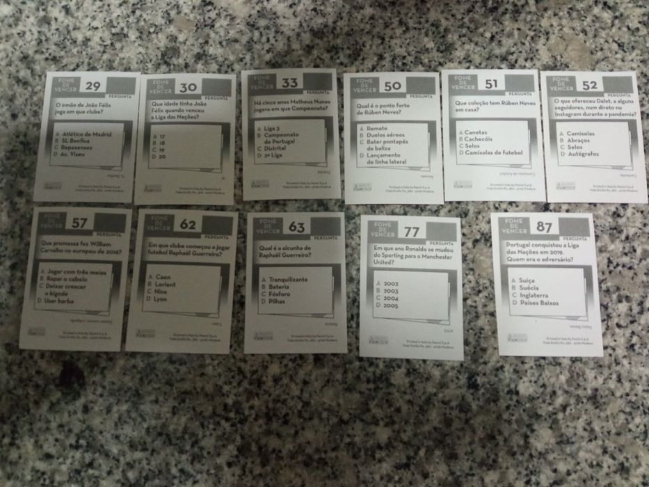 Cromos futebol 2022