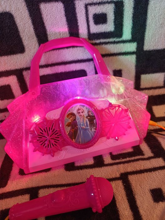 Дитячий програвач з мікрофоном. Холодне сердце.