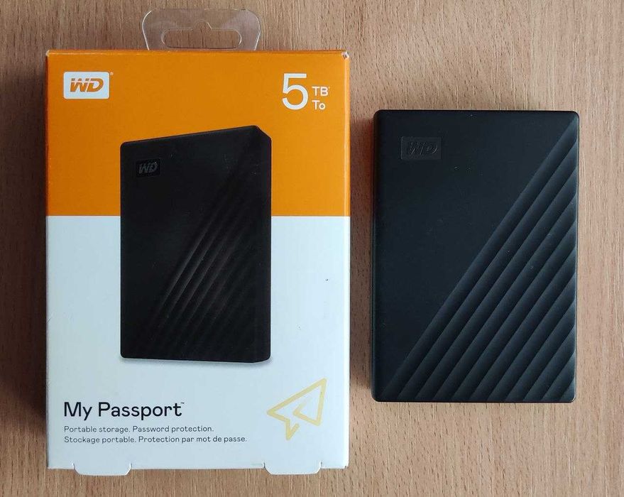 Жорсткий диск WD My Passport 5 TB Black