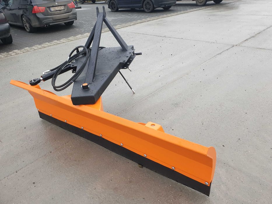 Pług do śniegu na tył-OBROTOWY 360 stopni do ciągnika spych