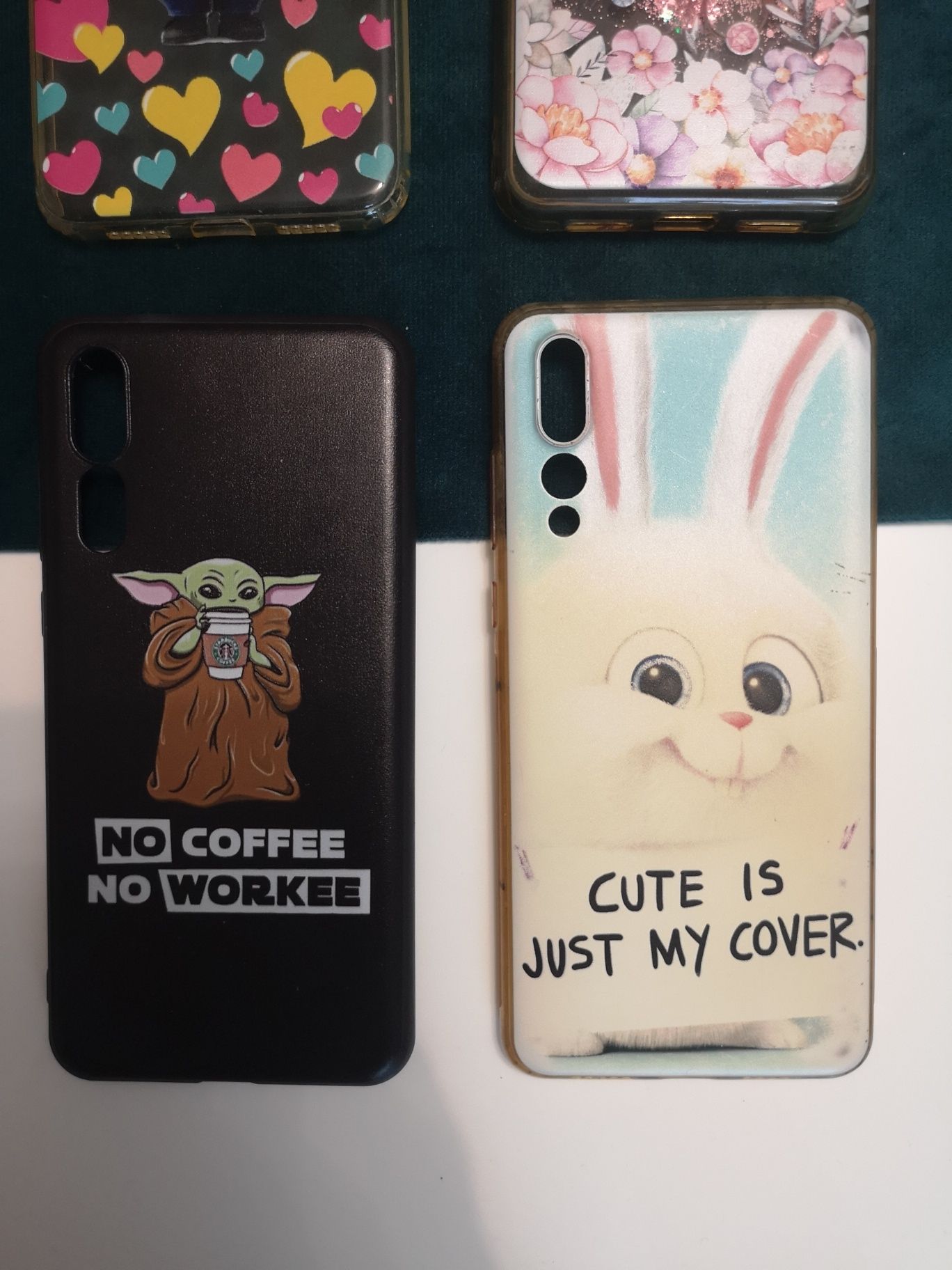 Zestaw 6x etui na telefon case futerał na huawei p20 pro