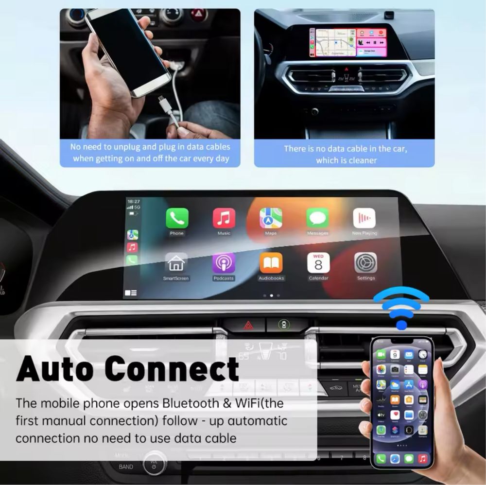 Xuda RGB - адаптер для бездротового CarPlay та AndroidAuto