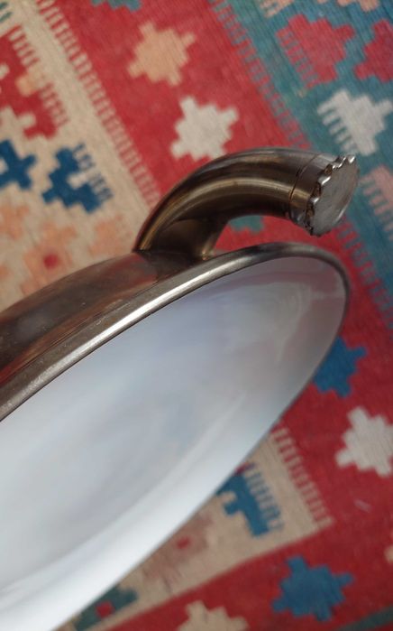 Prato de servir com aquecimento de água quente vintage