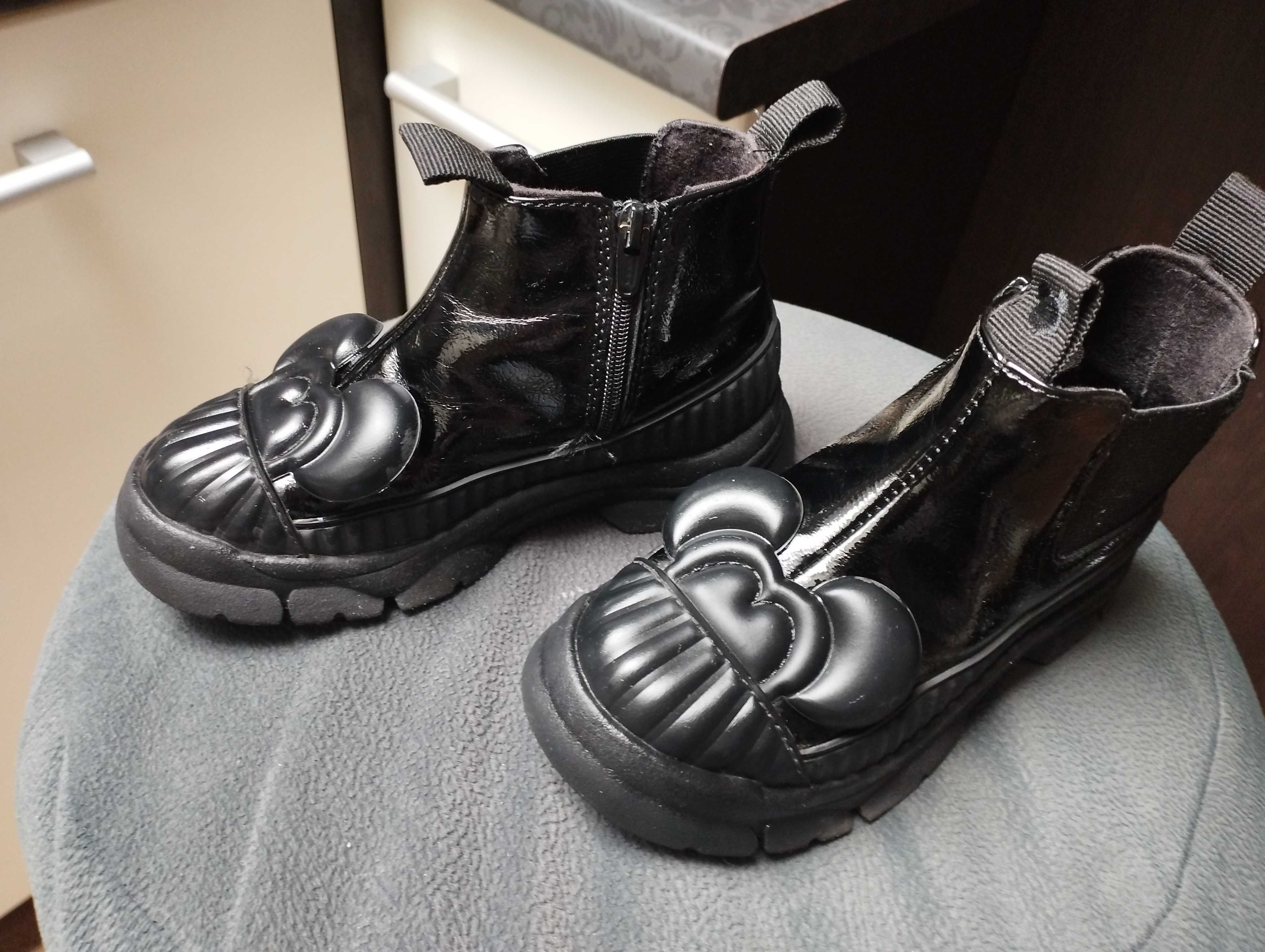 Buty, trzewiki dla dziewczynki ZARA MYSZKA MIKI roz. 25, wkładka 16 cm