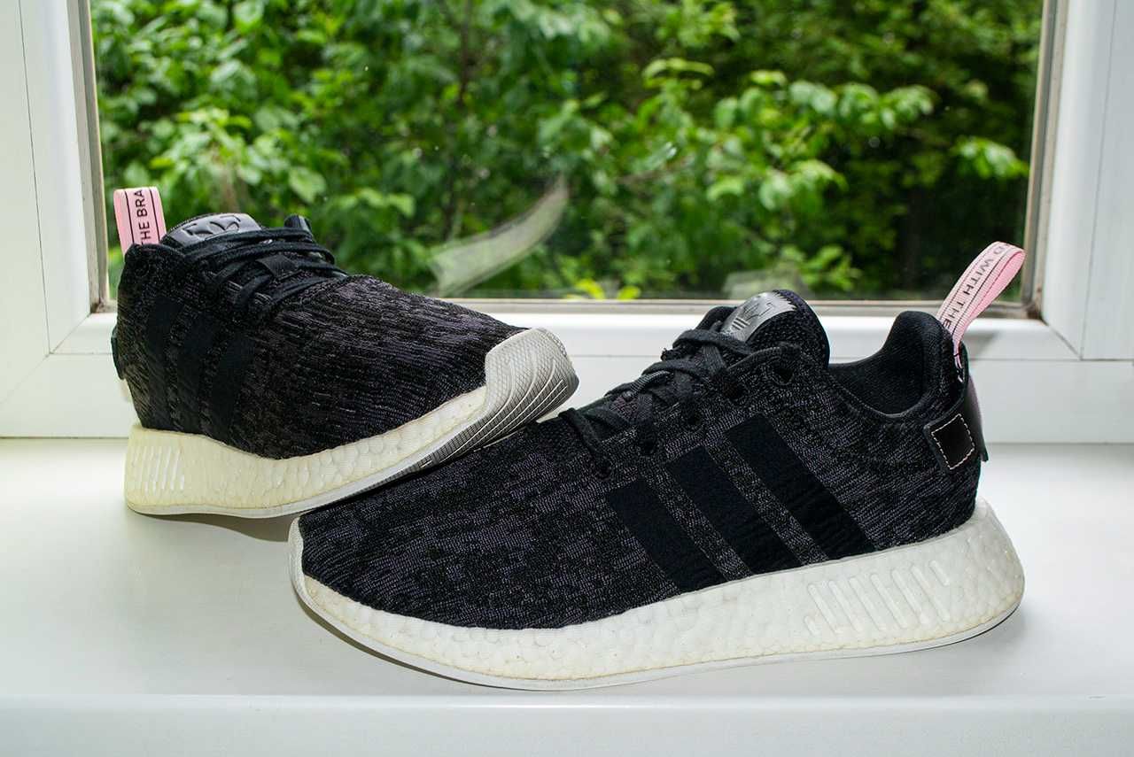 ‼️кросівки для бігу Adidas NMD R2 by9314 core black/pink 40 р оригінал