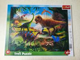 Рамочный пазл Trefl 25 деталей 4+ Динозавры