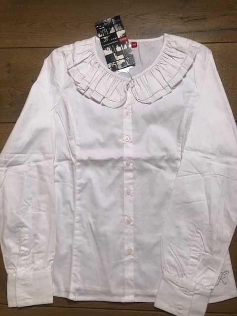 Nowa oryginalna biała bluzka Reporter roz. 146 cm.