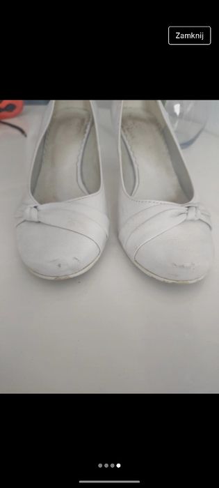 Buty ślubne 38 stan taki jak na zdjęciach