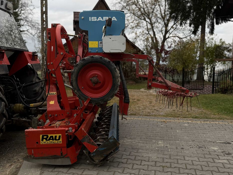 Zestaw uprawowo siewny (Brona aktywna RAU + Isaria 6000/S 2.5m)