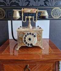 Piękny Stary Stylowy Telefon Marmurowy  Marmur