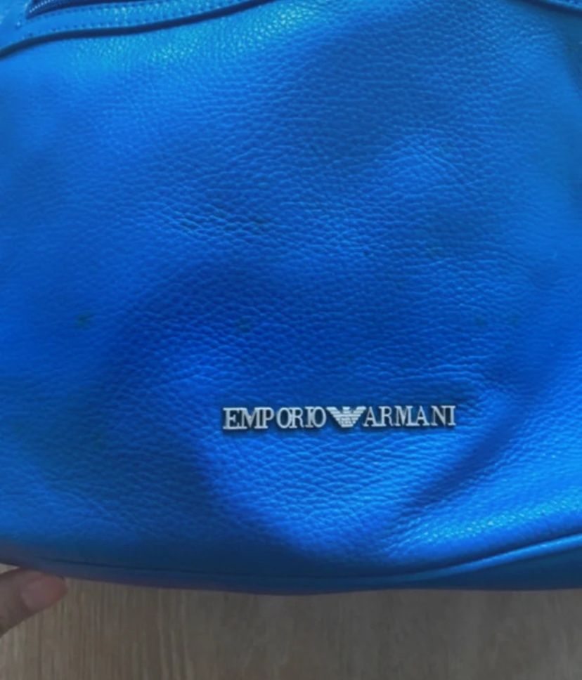 Mochila Emporio Armani Original Azul