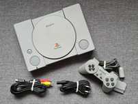 PSX oryginalna konsola z lat 90tych Playstation 1 zestaw sprawna