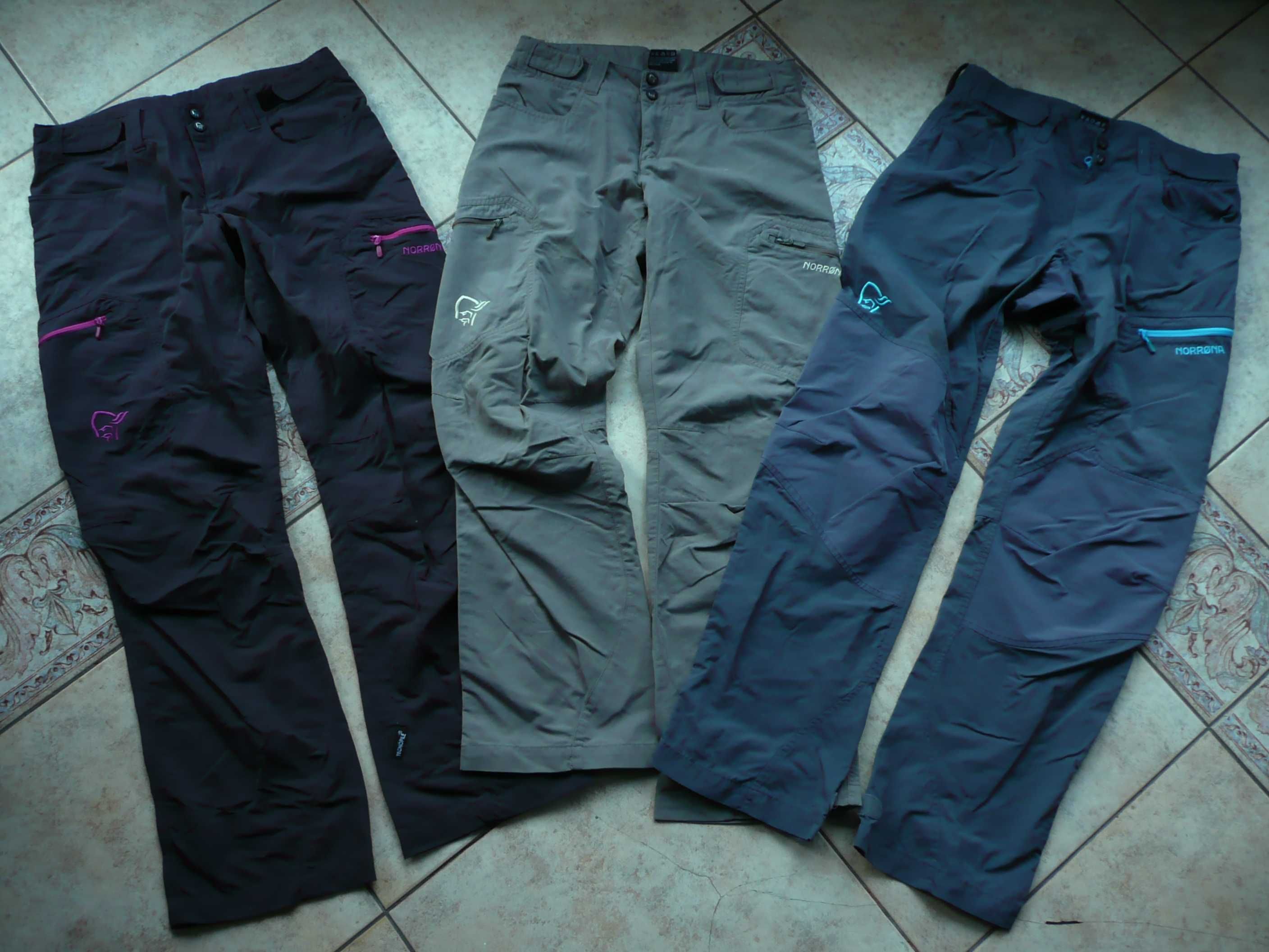 damskie spodnie NORRONA trekkingowe turystyczne outdoor techniczne