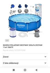 Basen stelażowy Bestway