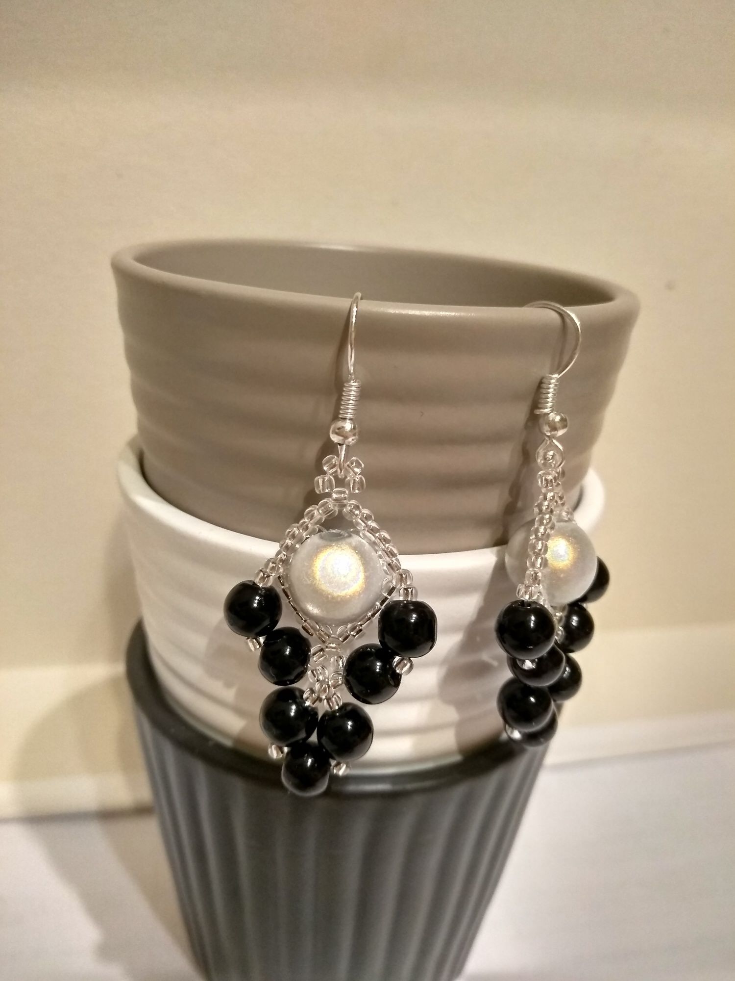 Biżuteria handmade - kolczyki (koraliki, beading)