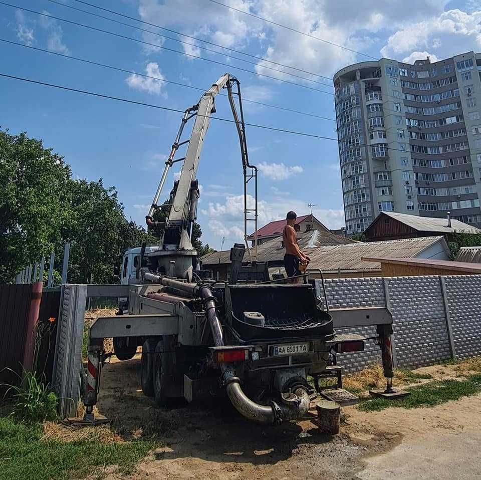 Бетононасос оренда. Автобетононасос зі стрілою 16,28,37,42-68м. АКЦІЯ