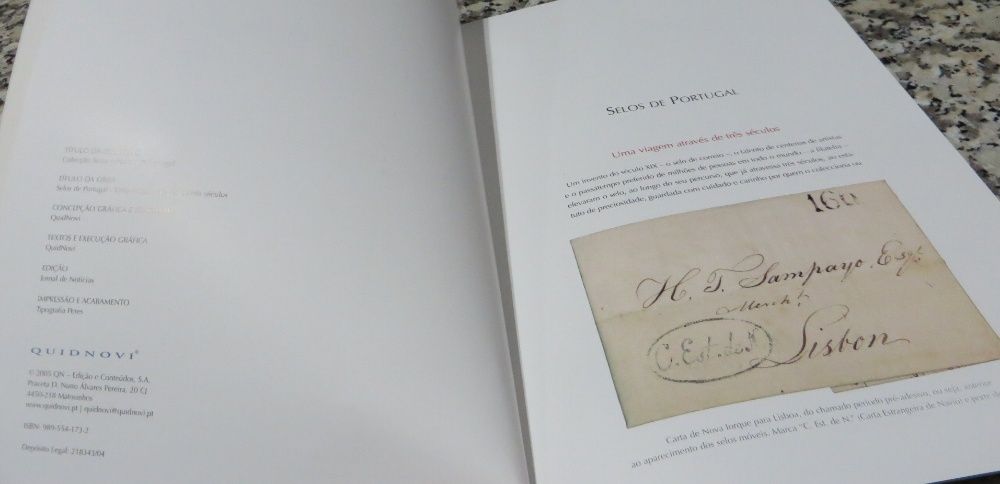 Coleção Completa Selos e Postais Portugal, 3 Séculos História, NOVO