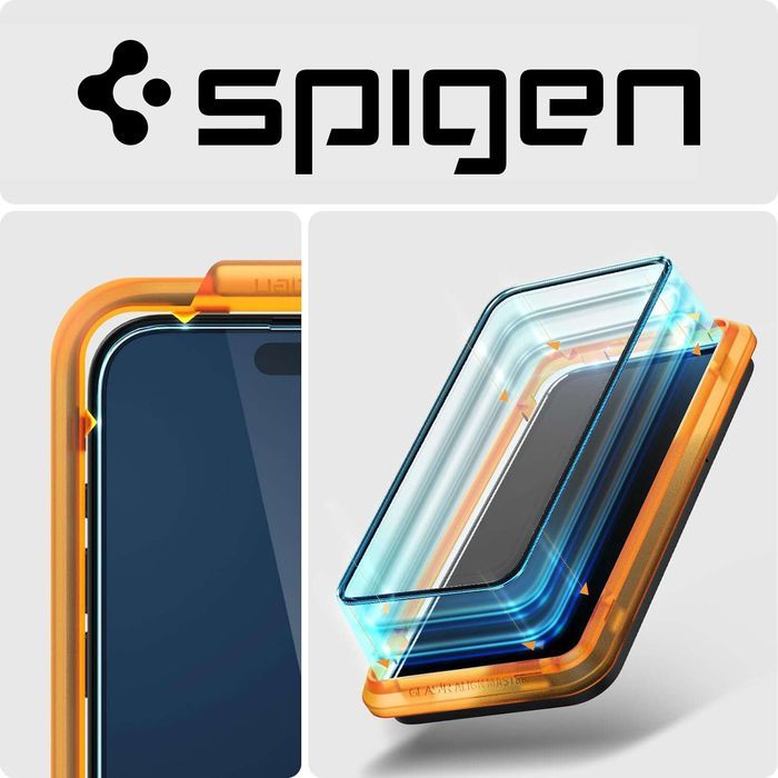 2x Szkło hartowane do Apple iPhone 15 / 16 na ekran Spigen Alm Glass