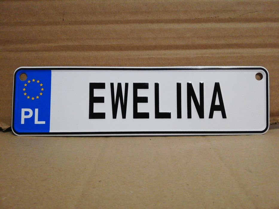 Tablica imienna tabliczka Ewelina 26x7cm nowa