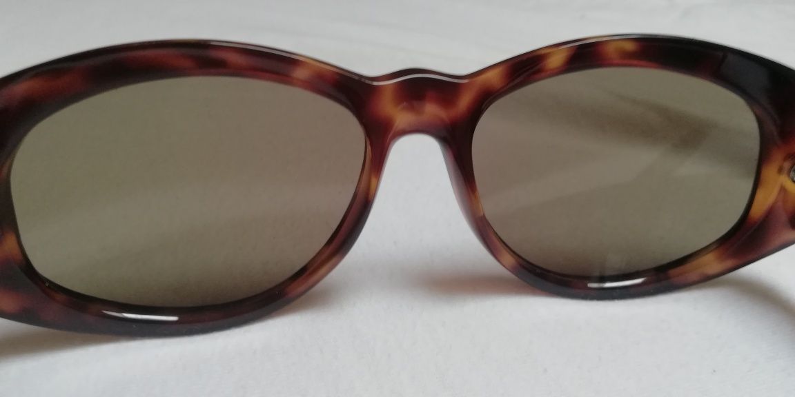 Okulary przeciwsłoneczne Gianni Versace 1996 Vintage Brown