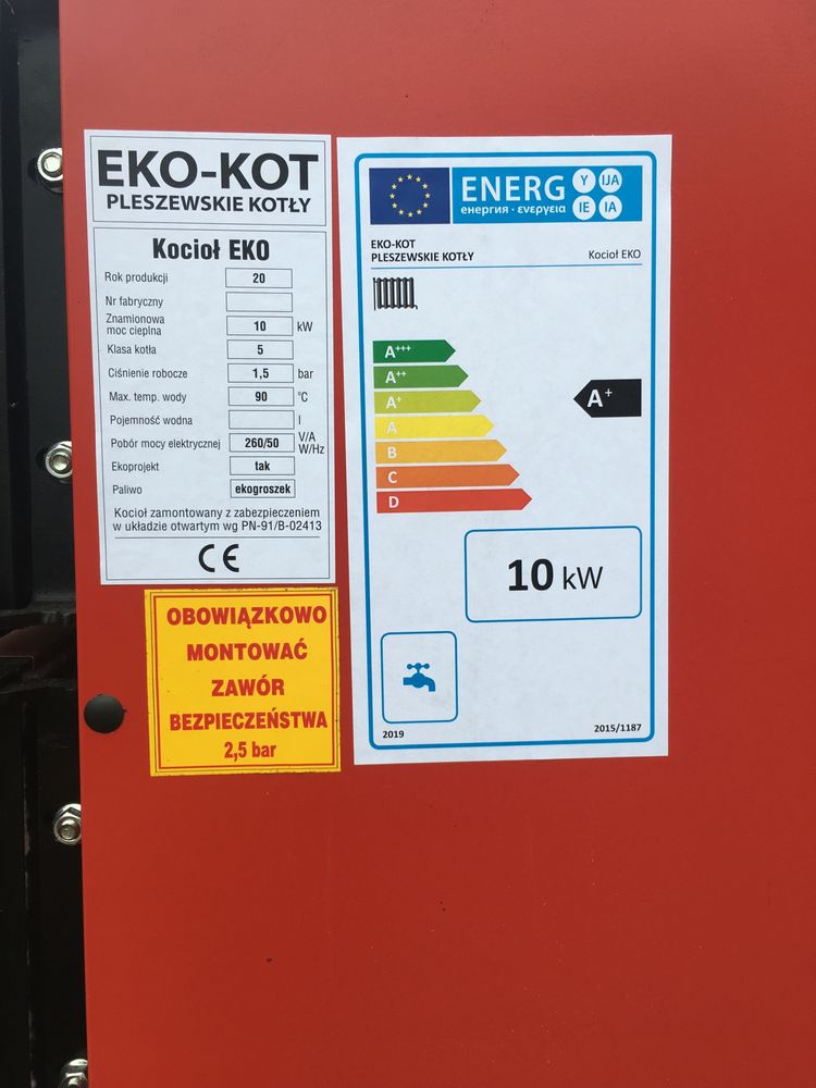 Kotły piece kocioł na drewno węgiel 10 kw piec