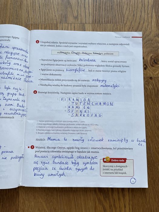 „Wczoraj i dziś”- zeszyt ćwiczeń do historii dla klasy 5