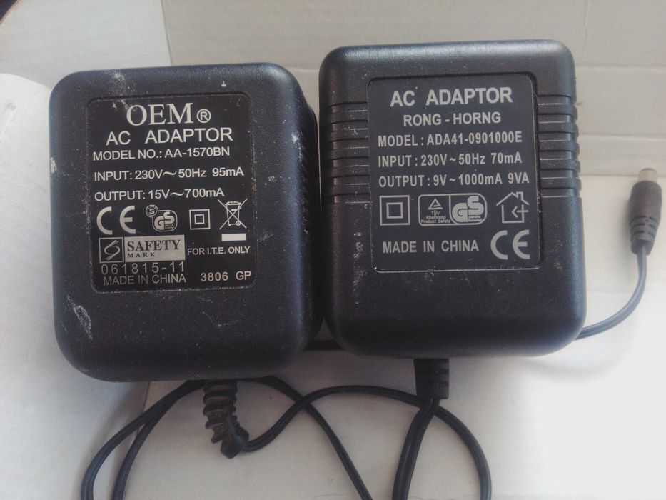 блок живлення 7.5v 9v 12v 15v