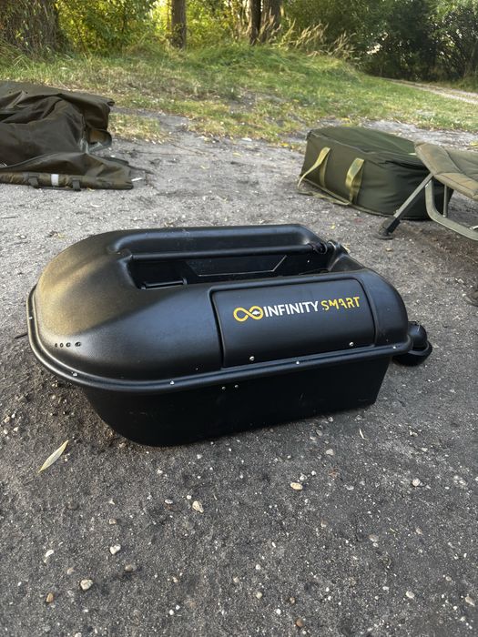 Łódka zanętowa Infinity Boat Smart echo plus wzamcniacz