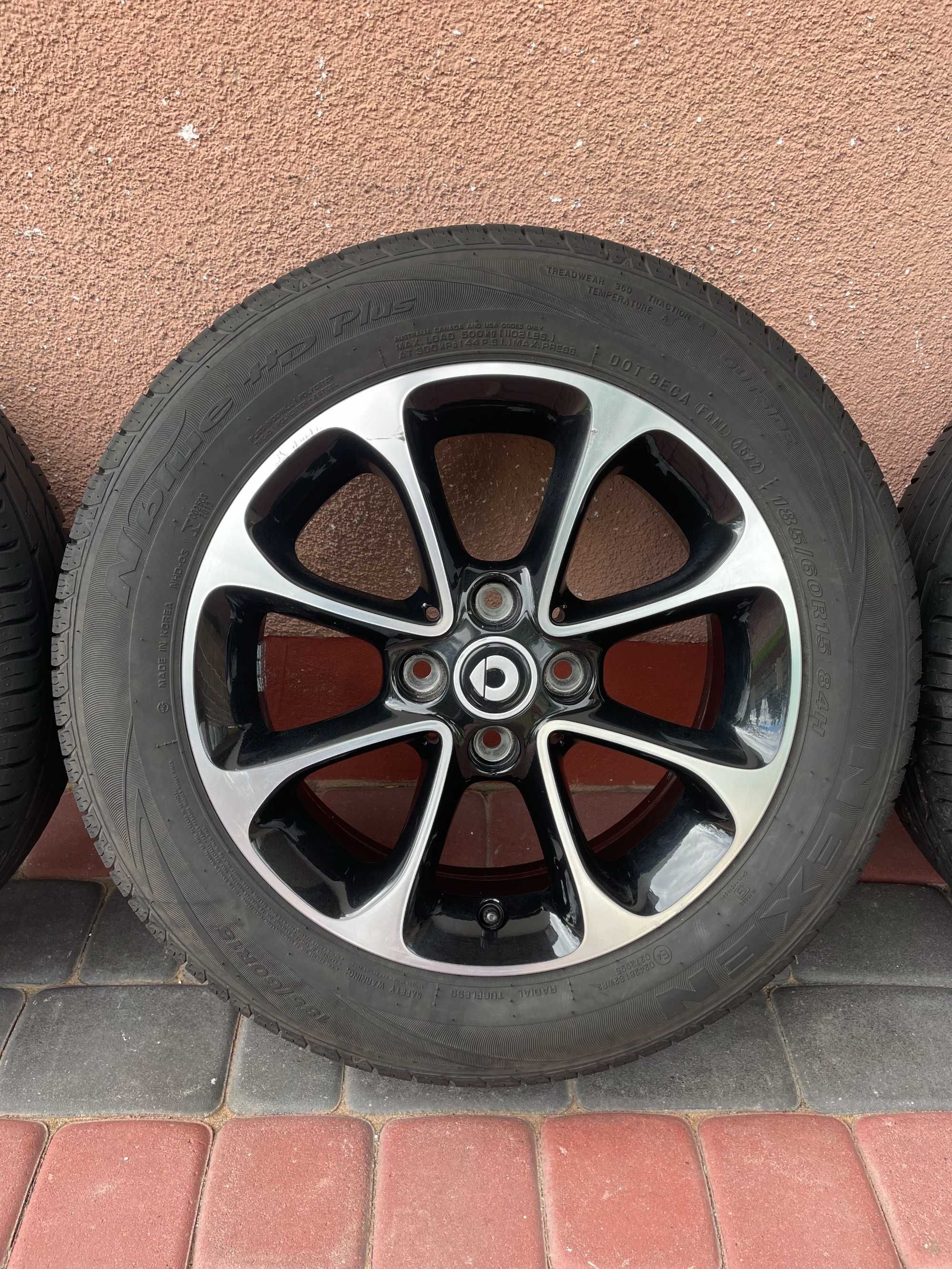 Komplet Kół Smart ForTwo ForFour 453 Twingo III R15 4 x 100 Opony 2023