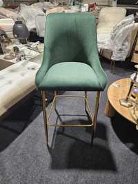Krzesło Hoker Westwing Collection zielony butelkowy Piękny 2szt