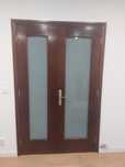 Portas de sala mogno