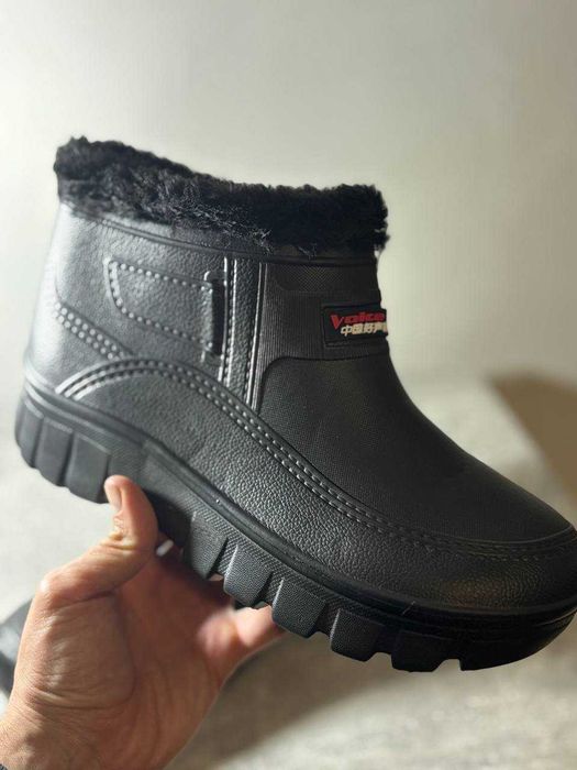 Теплі Зимові Калоші / Чоботи Утеплені Калоші чоловічі на хутрі