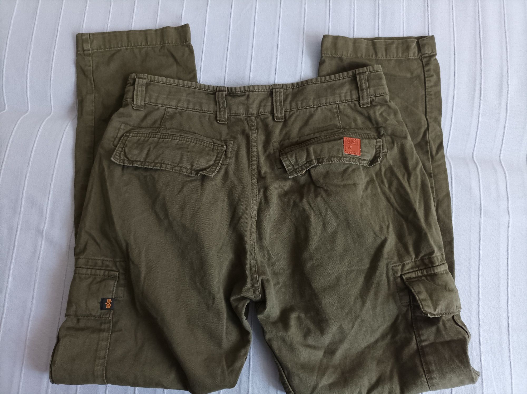 Spodnie Alpha industries bojówki M/L