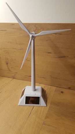 Mini turbina wiatrowa na baterie słoneczne, wiatraczek