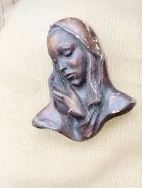 Figurka ceramiczna Maria matka boska najprawdopodobniej lata sześćdzie