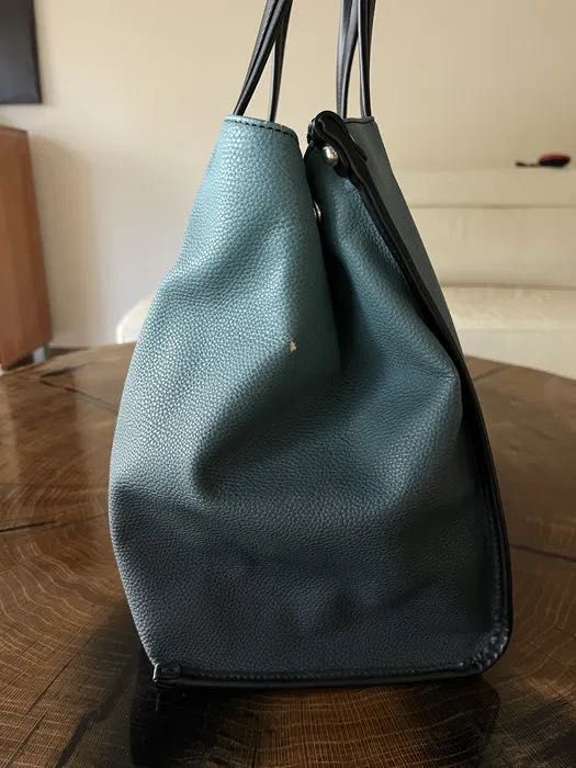 Armani torebka torba shopper bag ombre niebieska pakowna shoperka