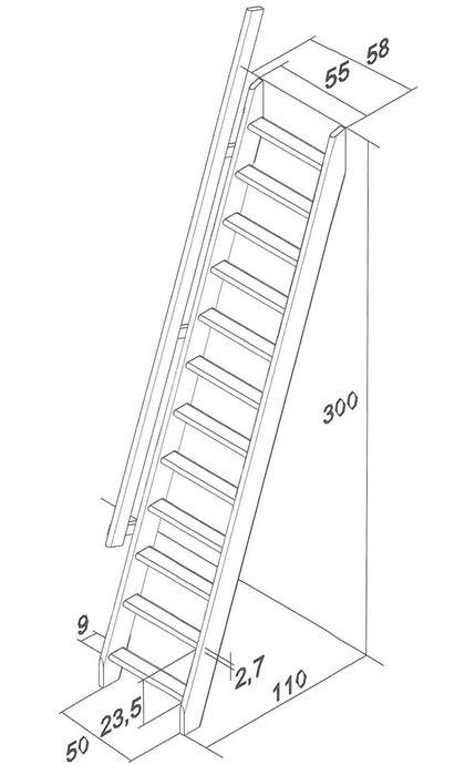 Promocja! Schody młynarskie, drabinka Minka Flexiblo