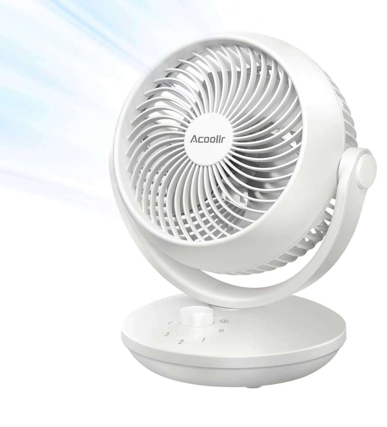 Acoolir Wentylator, cichy wentylator cyrkulacyjny 24 dB